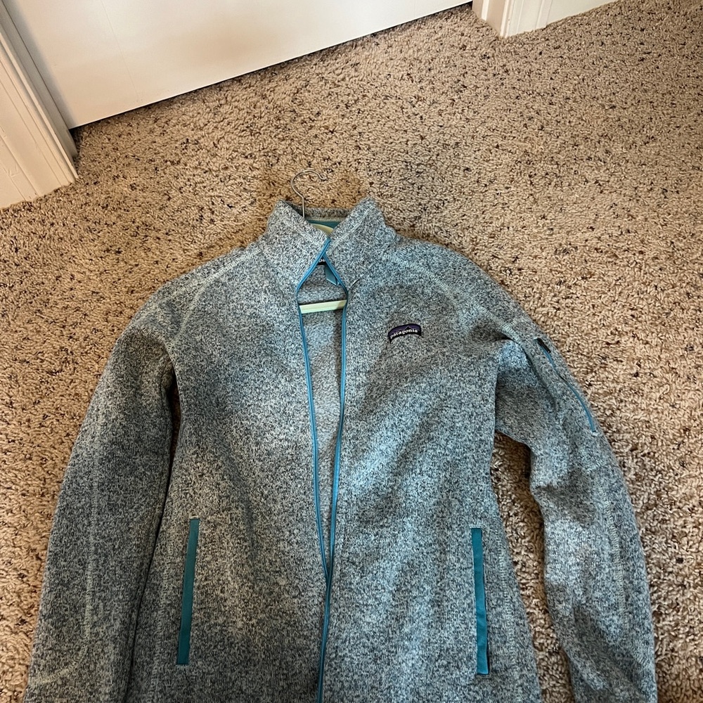 Patagonia Blue Gray Zip-Up Jacket